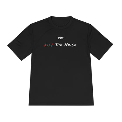 Unisex Kill The Noise Moisture Wicking Tee, Workout Shirt, Gym Top, Music Festival Tee, Activewear, Gift for Fitness Enthusiasts